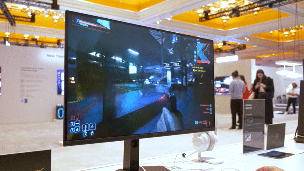 Samsung's 3D 6K on display at CES 2026.