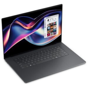 The Dell XPS 16 clamshell laptop.