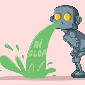 Ai chatbot vomiting misinformation and synthetic data.