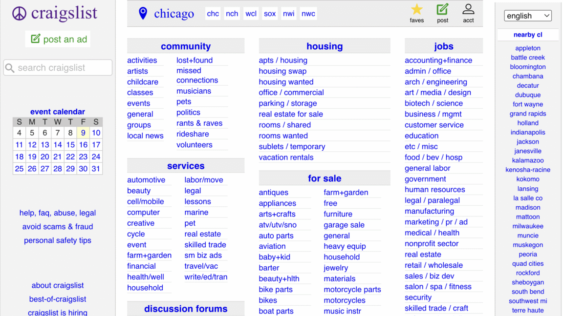 “Ungentrified” Craigslist may be the last real place on the Internet