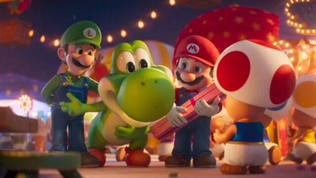 The brothers meet Yoshi in Super Mario Galaxy Movie trailer