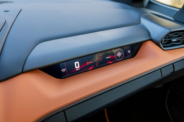 Lamborghini Temerario passenger display