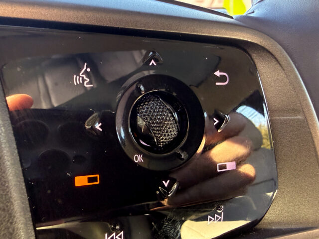 Nissan Leaf steering wheel control details