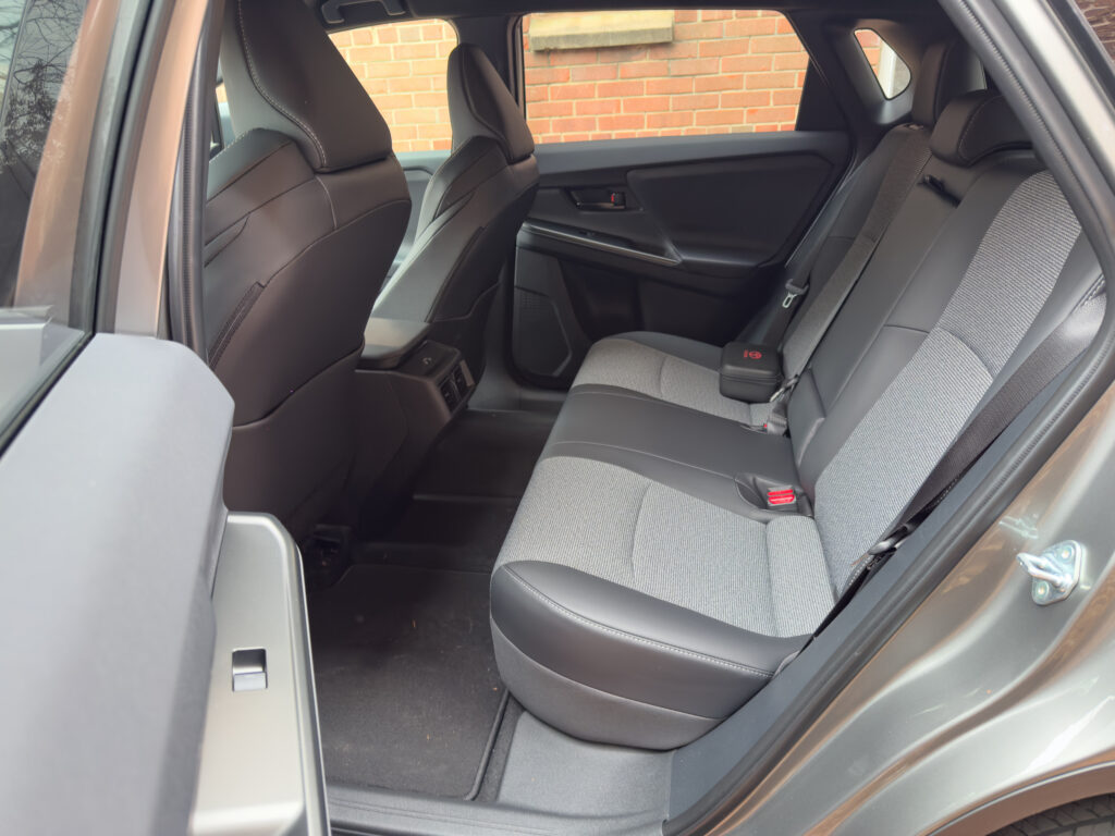 Toyota bZ back seat