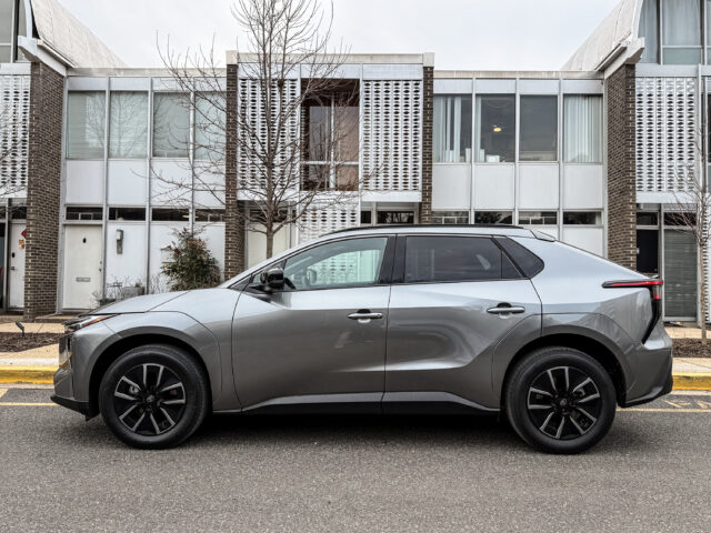 Toyota bZ in profile