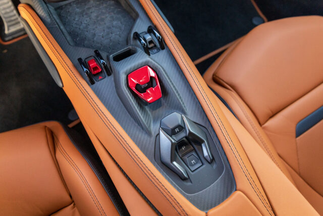 Lamborghini Temerario center console