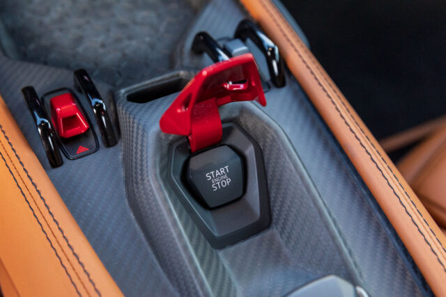 Lamborghini Temerario starter button