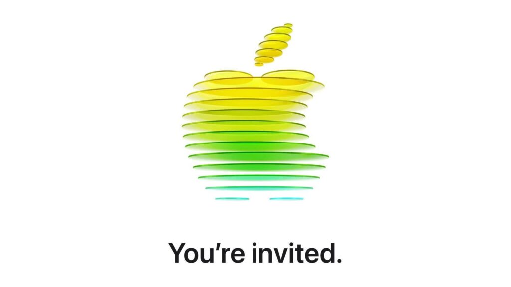 Convite do evento da Apple