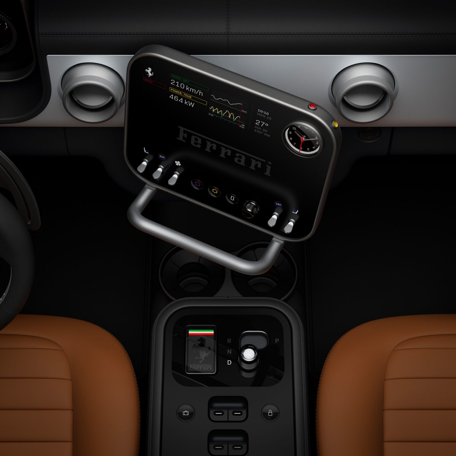Ive and Newson bring old-school charm to Ferrari's first EV interior ...