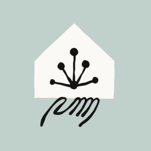 An illustration of a hand holding a shape created by Anthropic.