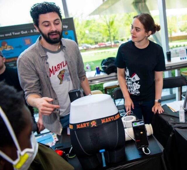 research team demos a prototype of the Smart Underwear.