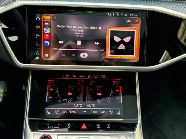 Audi RS6 infotainment
