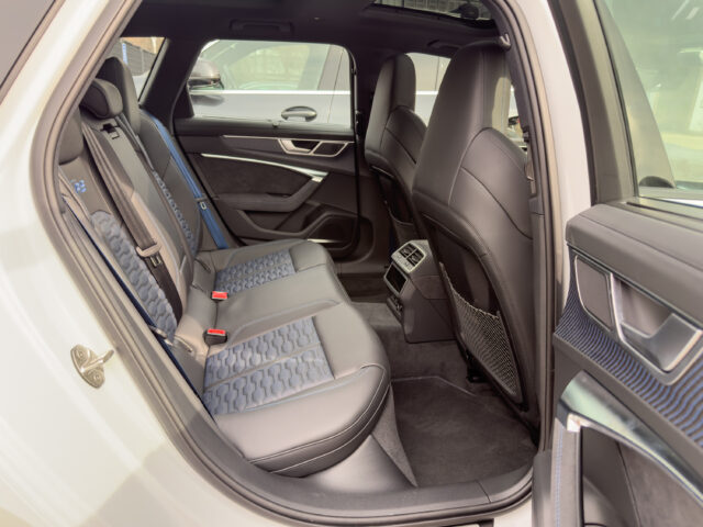 Audi RS6 back seat