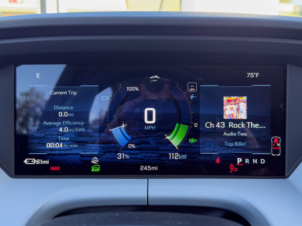 Chevy bolt main instrument panel