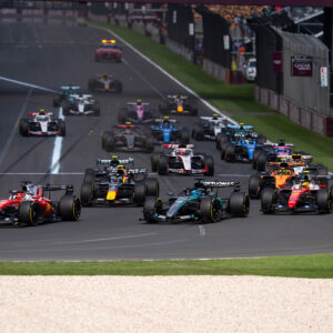 The race starts during the Formula 1 Qatar Airways Australian Grand Prix 2026 in Melbourne, Australia, on March 8, 2026. (Photo by Alessio Morgese/NurPhoto via Getty Images)