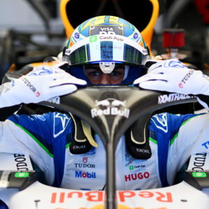 MELBOURNE, AUSTRALIA - MARCH 05: Arvid Lindblad of Great Britain and Visa Cash App Racing Bulls has a seat fit in the garage during previews ahead of the F1 Grand Prix of Australia at Albert Park Grand Prix Circuit on March 05, 2026 in Melbourne, Australia. (Photo by Rudy Carezzevoli/Getty Images)