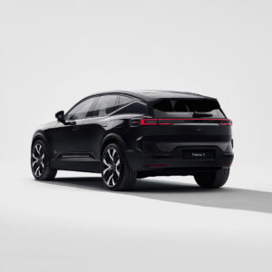 A black Polestar 3