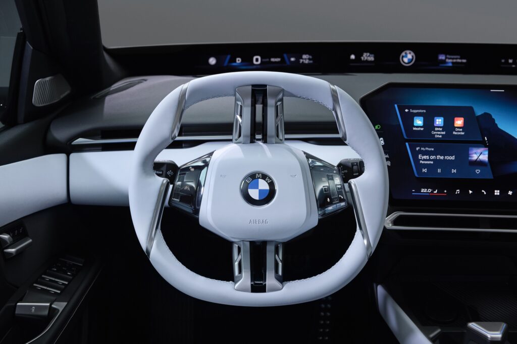 BMW i3 steering wheel