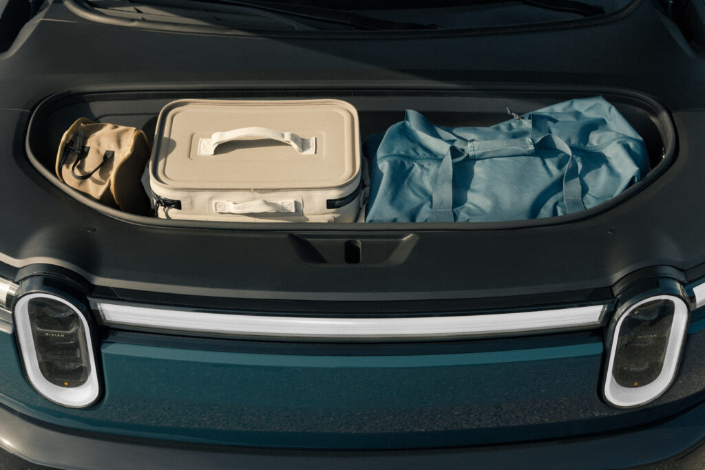 Rivian R2 frunk