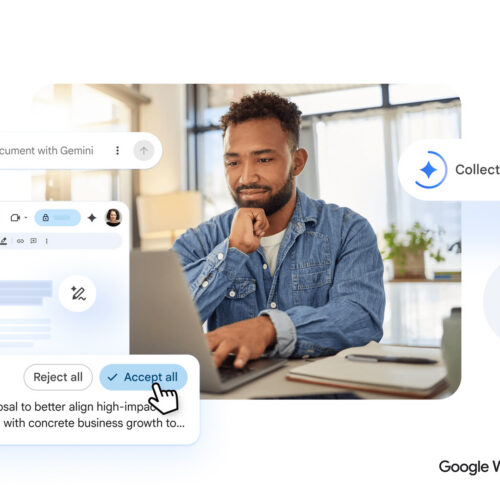 Gemini burrows deeper into Google Workspace with revamped document creation and editing