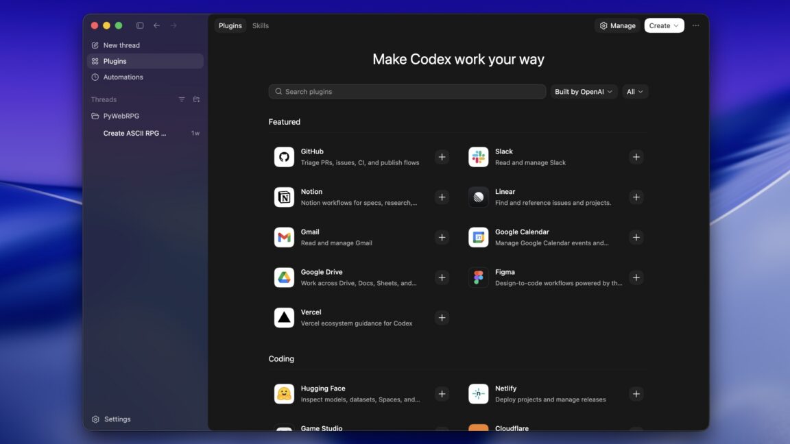 OpenAI brings plugins to Codex, closing some of the gap with Claude Code