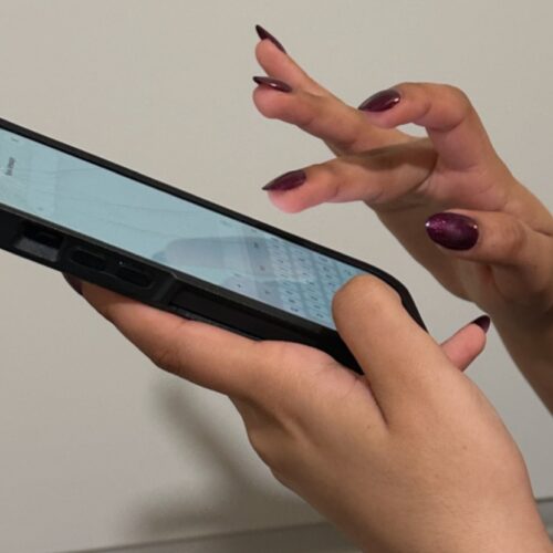 Long fingernails vs. touchscreens: This nail polish could help