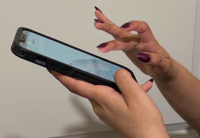 Long fingernails vs. touchscreens: This nail polish could help