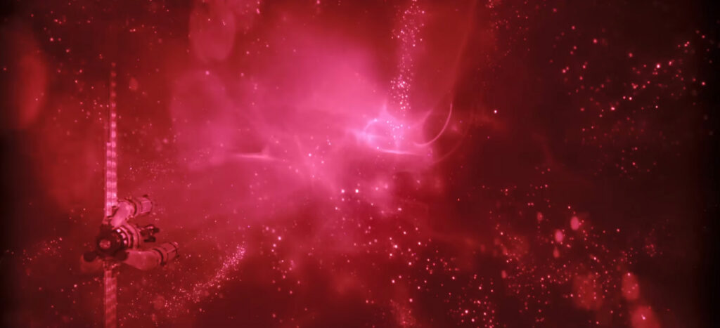 Image showing the red-shifted "Petrovascope" visualization of Tau Ceti.