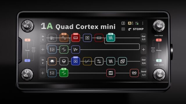 Quad Cortex mini amp modeler: All the power, half the size