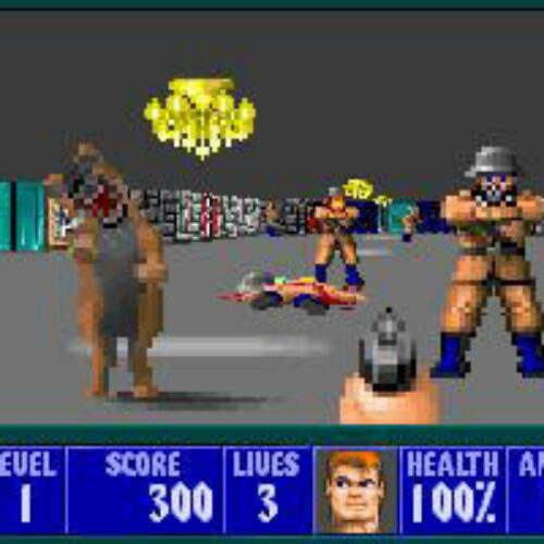 Playing Wolfenstein 3D with one hand in 2026
