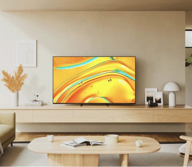 A marketing image for Sony'a Bravia 5 (XR50) series of Mini LED TVs that came out in 2025.
