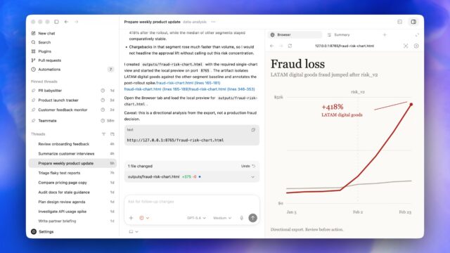 New Codex features include the ability to use your computer in the background