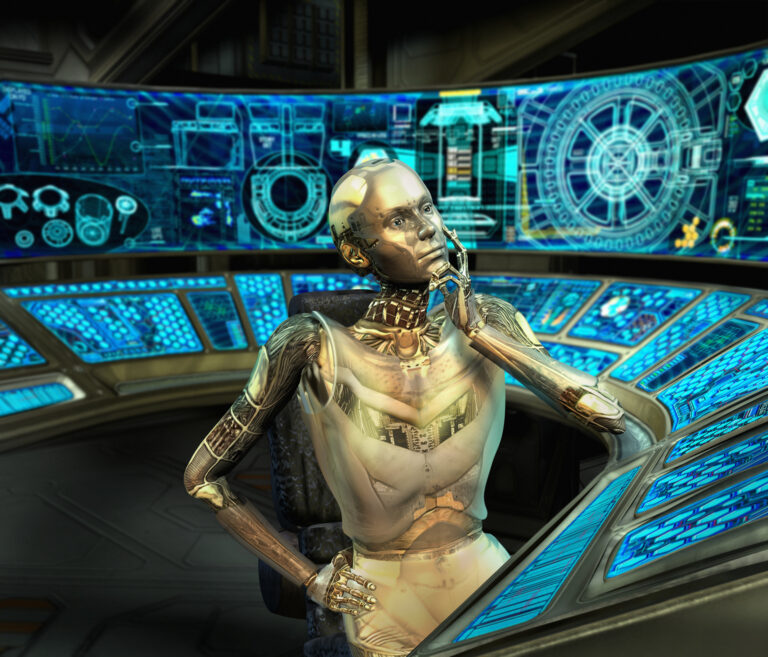 Abstrakcyjna grafika symbolizująca procesy myślowe