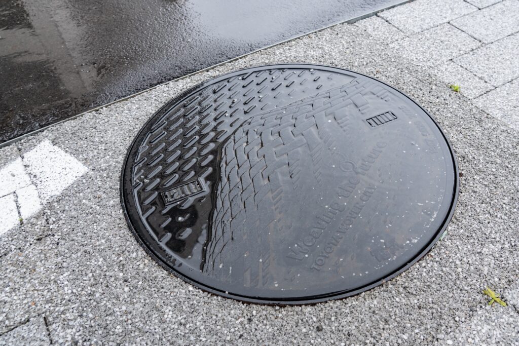 A manhole cover