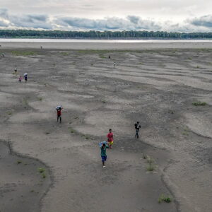 Photo of drought in Amazon river basin