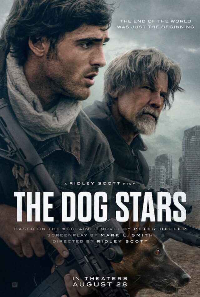 key art showing younger and older man in profile, in post apocalyptic garb