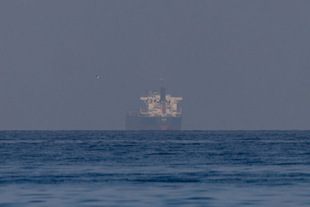 Tanker in Strait of Hormuz