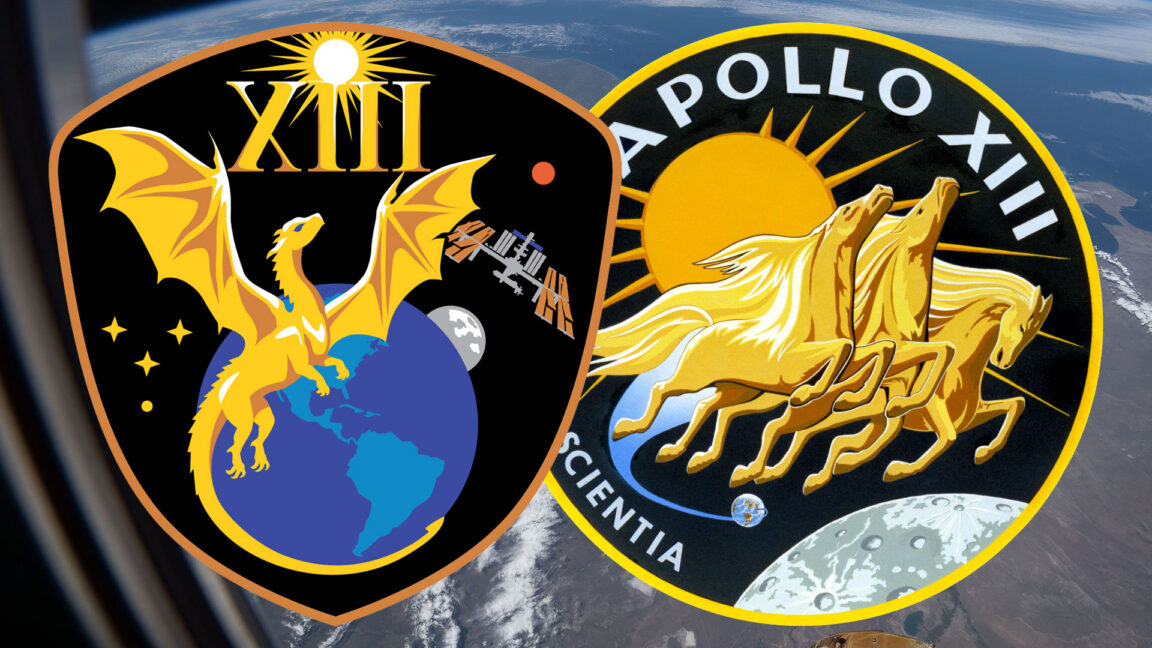 With new patch design, the Crew-13 astronauts clearly aren't superstitious