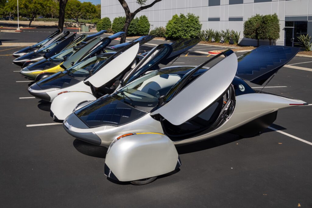Aptera three-wheeled EV design and aerodynamic efficiency