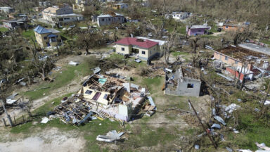 damaged homes in jamaica after hurricane melissa 2025