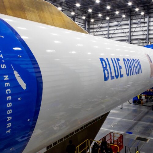 Amazon turns to Jeff Bezos' other company to do some heavy lifting