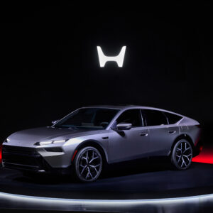 A Honda prototype sedan