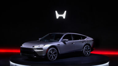 A Honda prototype sedan