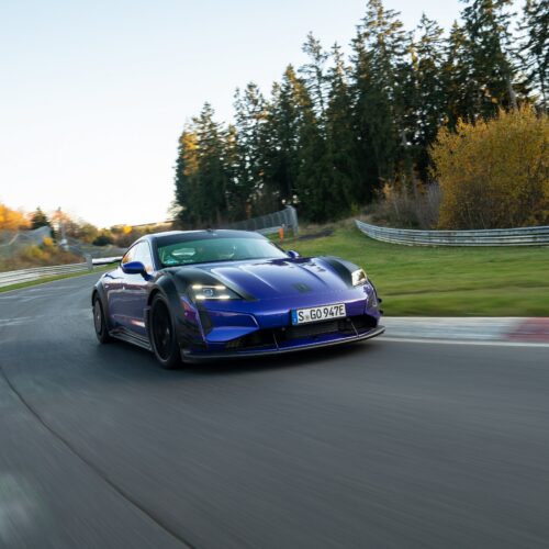 Is your Porsche Taycan too slow at the Nürbugring? You need this Manthey Kit.