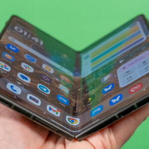 Razr Fold in hand open