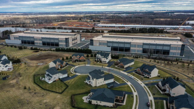 Photo of an Amazon data center