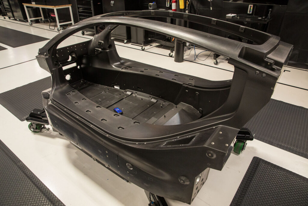 A Czinger carbon tub