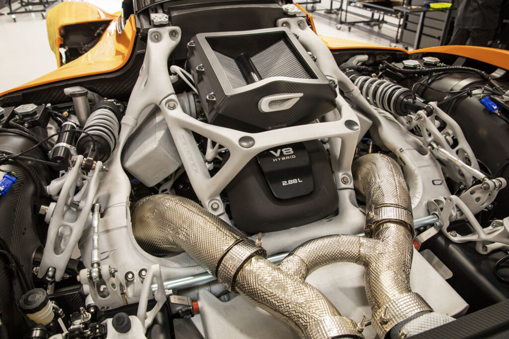 Czinger 21C engine bay