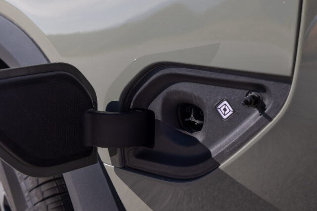 Rivian R2 NACS port