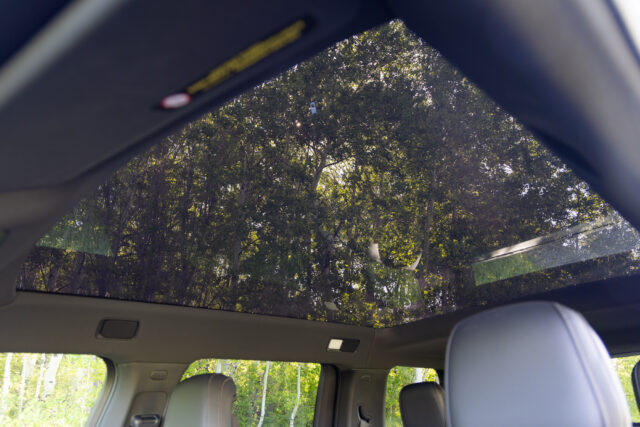 Rivian R2 glass roof